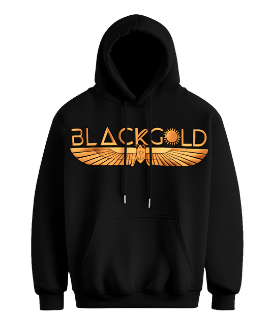 LIMITED Black Gold- Embroided Hoody (PRE-ORDER)